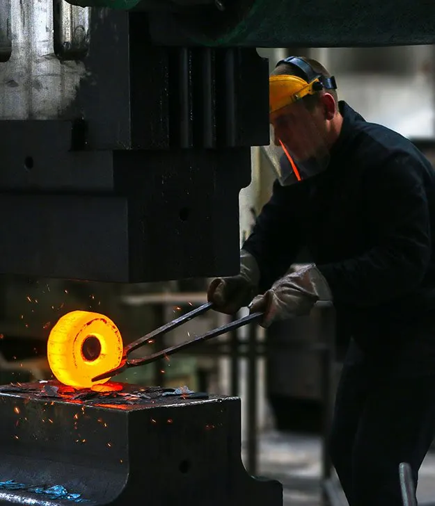 Open-die ring forging